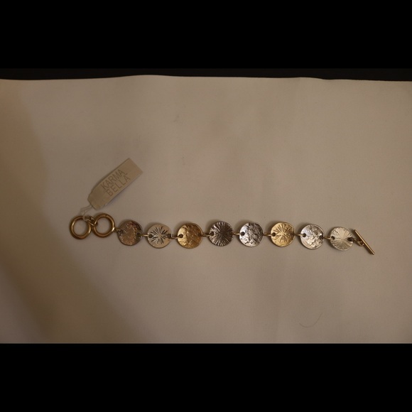 New with tags Karma Bella gold & silver bracelet - Picture 6 of 6